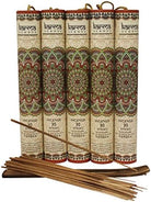 Premium Vanilla Incense Sticks, 5 Set Gift Pack with a Free Holder in Each Box. Includes 150 Sticks and Five Incense Burners | Perfect for Home Decor and Gifts.
