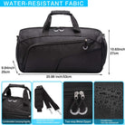 Sports Gym Bag with Shoes Compartment &Wet Pocket Gym Duffel Bag Overnight Bag for Men and Women