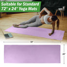 Yoga Towel Set - 72X24 Towel for Hot Yoga and Pilates, Violet