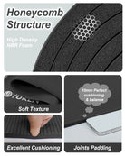 Large Yoga Mat 78X51" 10Mm/15Mm/20Mm Extra Thick Exercise Mats Home Gym Workout Stretching, Black