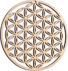 5.31" Flower of Life Wall Art, Sacred Geometry Wall Art, Wooden Wall Art Decor, Yoga Wall Art Hanging, Laser Cut Artwork, Wall Sculpture Symbol, Gift Purpose, Car Hanger