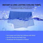 Cooling Towel 6 Pack, 36"X12" Cooling Towels for Neck and Face, Soft Microfiber Cooling Neck Wraps, Ice Sports Towel for Instant Cooling, Stay Cool for Yoga, Sport, Workout, Running, Camping, Golf