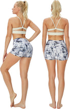 2.5"/4"/5" Basic/Out Pockets Women'S High Waist Tummy Control Yoga Shorts 4 Way Stretch Running Workout Shorts