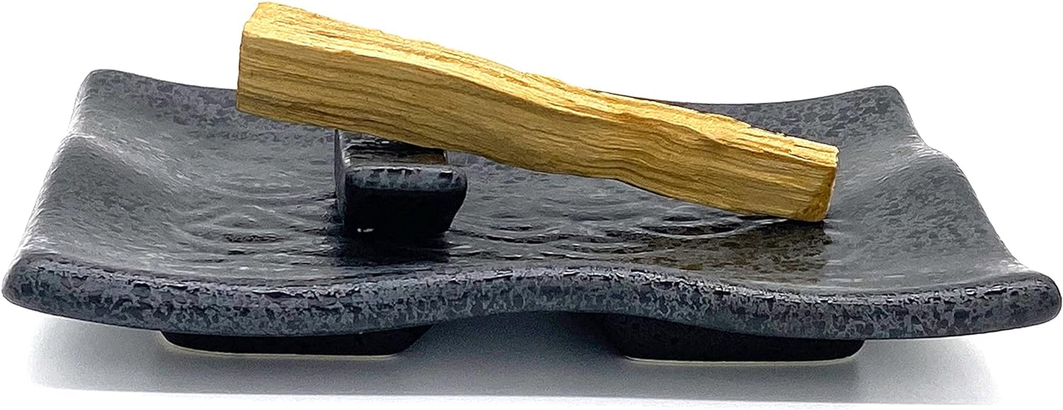 Black Rectangle Ceramic Palo Santo Stick Holder, Palo Santo Burner