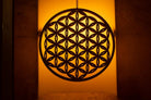 5.31" Flower of Life Wall Art, Sacred Geometry Wall Art, Wooden Wall Art Decor, Yoga Wall Art Hanging, Laser Cut Artwork, Wall Sculpture Symbol, Gift Purpose, Car Hanger