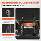 Smith Machine, All-In-One Power Rack Cage with Vertical Leg Press, 2000LBS Power Cage Squat Rack with Smith Bar, Dual Pulley Cable Crossover System for Home Gym with Weight Bench