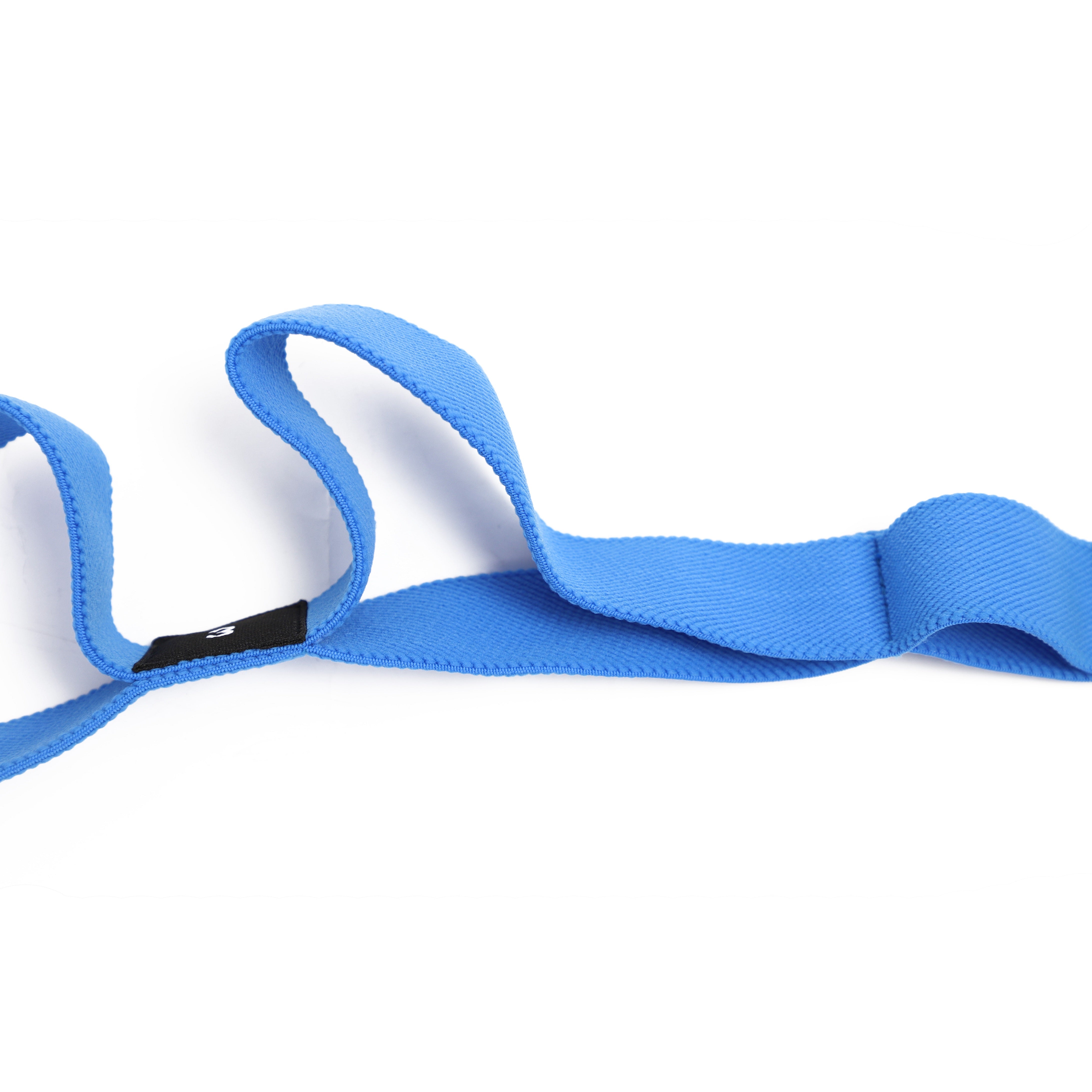 Maji Sports Elastic Yoga Straps with 10 Loops - Blue