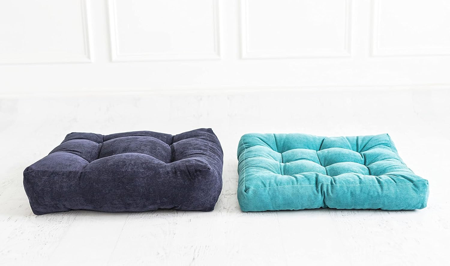 Victoriazane Large Floor Pillow, Thick Meditation Cushion Floor Pillows Seating for Adults, 24X24X7 Thick & Solid Lounge Pillows for Floor, Large Meditation Pillow, Thick Floor Cushion