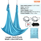 5.5 Yards Aerial Yoga Hammock & Swing Nylon Fabric Full Rigging Hardware for Antigravity Yoga Fitness Bodybuilding