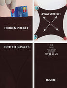 25"/26"/27"/28" Basic/Super High Waist/Embossed Pattern Yoga Pants Running Workout Leggings Tummy Control