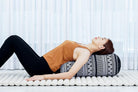 Yoga Bolster - Standard Size – Large Meditation Cushion, Tube Pillow for Comfortable Reading, Pilates Equipment, Kapok Filling, 24 X 10 X 10 Inches