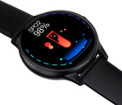 Smart Watches for Men Women, Sport Fitness Tracker Watch with Body Temperature/Heart Rate/Blood Pressure/Spo2/Sleep Monitor/Pedometer/Waterproof, Bluetooth Smartwatch, Black