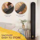 Large Yoga Mat 6'X4'X8Mm Extra Thick, Durable, Eco-Friendly, Non-Slip & Odorless Barefoot Exercise and Premium Fitness Home Gym Flooring Mat by