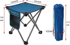 Small Camping Stool Fold Mini Camping Stool, Portable Lightweight Camping Stool, Outdoor Foldable Chair for Camping, Travel, Hiking, BBQ, Fishing, Garden, Beach