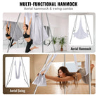 551.15 Lbs Yoga Swing Stand Hammock Aerial Silk Kit Load Yoga Frame White