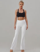 29"/31"/33"/35"/37" 3 Styles Women'S High Waist Bootcut Yoga Pants Basic/Side Pockets Tummy Control Workout Flared