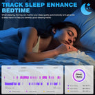 Smart Rings for Women Men, Sleep Tracker, Step Tracker, No Subscription Fee, IP68 Waterproof Smart Ring for Ios & Android (Black 11#)