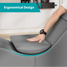 Yoga Chaise Lounge Chair, Morden Ergonomic Design Yoga Sofa, Curved Lounge Chaise Indoor for Stretching&Relaxation, Grey