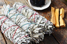 White Sage 3 Pack Bundle - 4 Inches Smudge Sticks Home Spiritual Cleansing Meditation Relaxation Aromatherapy Healing Energy Rituals - Premium California White