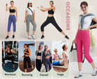 Capris Pants for Women High Waist Yoga Pants Women Athleisure Wide Legs with Pockets