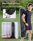 Large Yoga Mat 78X51" 10Mm/15Mm/20Mm Extra Thick Exercise Mats Home Gym Workout Stretching, Black