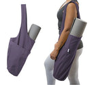 Yoga Mat Bag | the Original tote | Yoga Mat Tote Sling Carrier with Large Side Pocket & Zipper Pocket | Fits Most Size Mats (Imperial Purple)