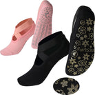 Yoga Socks with Grips Women Mens Non Slip Yoga Socks for Pilates Barre Dance Hospital