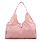 Yoga Bag Large Gym Bag for Women, Sports Bag with Shoe Compartment, Lightweight Waterproof Duffel Bag, Multi-Functional Travel Bag, Pink