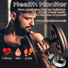 Smart Ring Fitness Tracker Sleep Tracking Heart Rate Monitor Pedometer, Waterproof Activity Tracker Fitness Ring Steps Counter, Gesture Controls for Short Video, 8 Days Last, Silver, #12