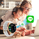 Smart Watches for Women Men 1.3" Touch Screen Smart Watch for Android Phones Waterproof Fitness Watch Heart Rate Monitor Sleep Tracker Pedometer Activity Tracker Smartwatch for Ios Android