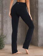 29"/31"/33"/35"/37" Women'S High Waist Straight Leg Yoga Pants Tummy Control Workout Pants with Pockets