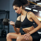 Dumbbell Set, Pairs of 5 Lb, 10 Lb, 15 Lb, and 20 Lb