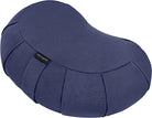 Sedona Zafu Meditation Cushion with Buckwheat Hull Fill - Adjustable Yoga & Pilates Support Pillow - 17In Crescent Cotton Cover with Handle