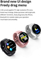 Smart Watch for Women, Sport Fitness Watch with Body Thermometer/Heart Rate/Blood Pressure/Spo2/Sleep Monitor/Pedometer/Waterproof, Lady Bluetooth Smartwatch Grey