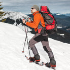 Aluminum Trekking Poles - Quick Adjustable Locks, Comfort Handle, Padded Strap, Snow Baskets - Walking Sticks Suitable for Hiking, Walking