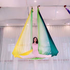 Anti-Gravity Multicolour Yoga Hammock Flying Swing 5M Fabrics Yoga Belts for the Yoga Exercise Air Swing Bed Trapeze Yoga Studio