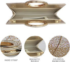 Clutch Purses for Women Rhinestone Evening Bag Wedding Party Cocktail Purses Handbags.