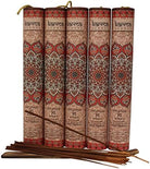 Premium Patchouli Incense Sticks, 5 Set Gift Pack with a Free Holder in Each Box. Includes 150 Sticks and Five Incense Burners | Perfect for Home Decor and Gifts.