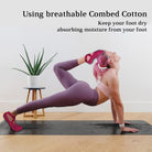 Yoga Socks with Grips Women Mens Non Slip Yoga Socks for Pilates Barre Dance Hospital