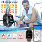 Smart Watch for Android Phones 1.69" Touch Screen Smart Watches for Women Men  Smartwatch Fitness Watches with Heart Rate Monitor Sleep Tracker Calorie Pedometer Sports Activity Fitness Tracker