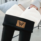 Super Thick Fleece Leggings for Women,Winter High-Waisted Leggings Fleece Lined Warm Pants,Elastic Slim Workout Yoga Tight