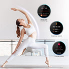 Smart Watches for Women Men 1.3" Touch Screen Smart Watch for Android Phones Waterproof Fitness Watch Heart Rate Monitor Sleep Tracker Pedometer Activity Tracker Smartwatch for Ios Android