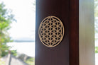 5.31" Flower of Life Wall Art, Sacred Geometry Wall Art, Wooden Wall Art Decor, Yoga Wall Art Hanging, Laser Cut Artwork, Wall Sculpture Symbol, Gift Purpose, Car Hanger