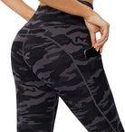 Camo Yoga Pants with Pockets for Women Workout Athletic Peach High Waist Yoga Leggings for Women Butt Lift,S