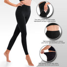 Yoga Pants - Women'S High Waisted Leggings with Pockets(Black 1 Pairs, Medium)
