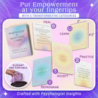 52 Somatic Therapy Exercise Cards- Mindfulness Cards for Stress Relief -Meditation Cards for Mindful Affirmations- Positive Affirmations Cards - Perfect Mindfulness and Self Care Gifts