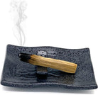 Black Rectangle Ceramic Palo Santo Stick Holder, Palo Santo Burner