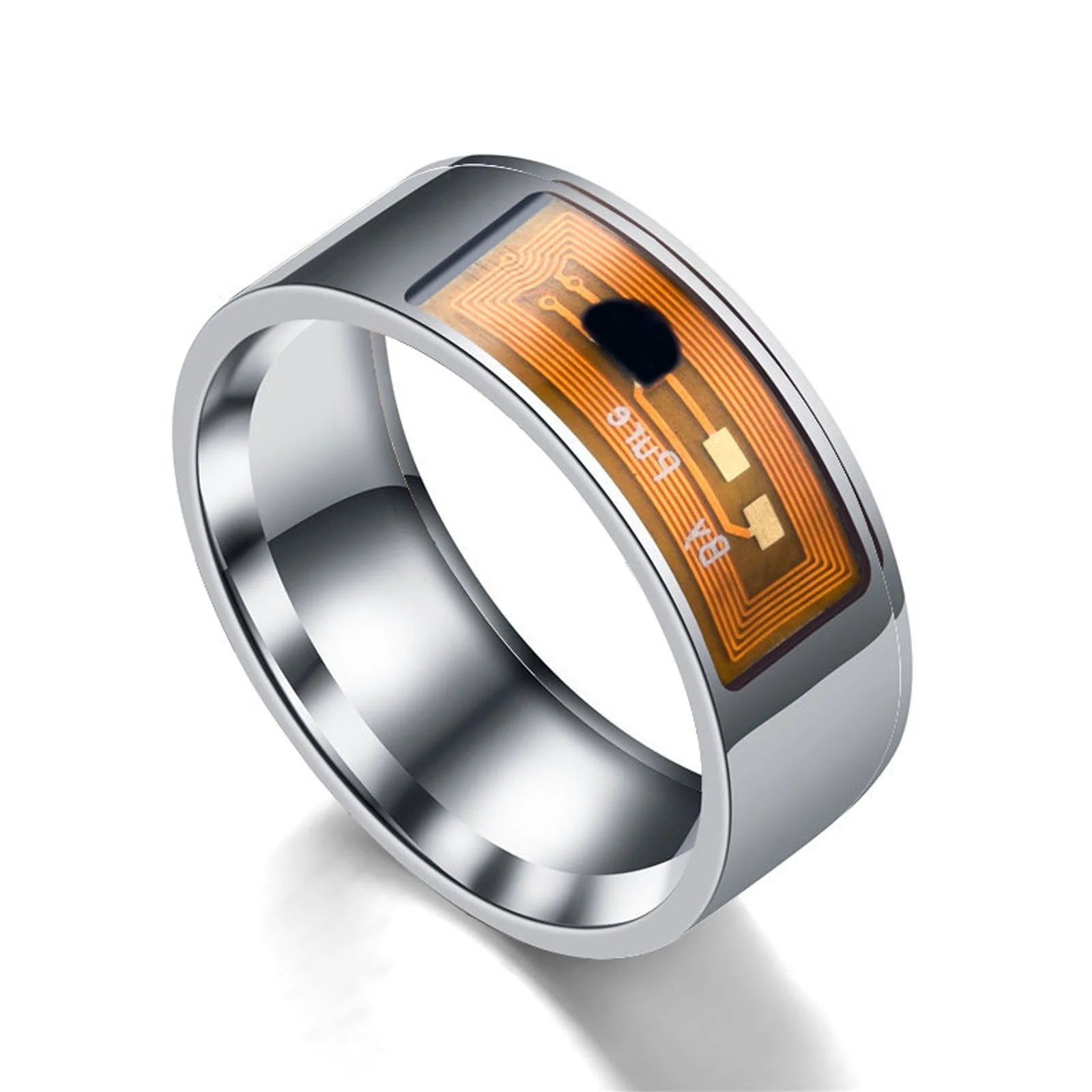 NFC Mobile Phone Smart Ring Stainless Steel Ring Wireless Radio Frequency Communication Water Resistance Jewelry