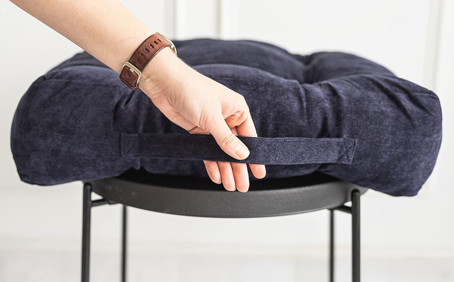 Victoriazane Large Floor Pillow, Thick Meditation Cushion Floor Pillows Seating for Adults, 24X24X7 Thick & Solid Lounge Pillows for Floor, Large Meditation Pillow, Thick Floor Cushion