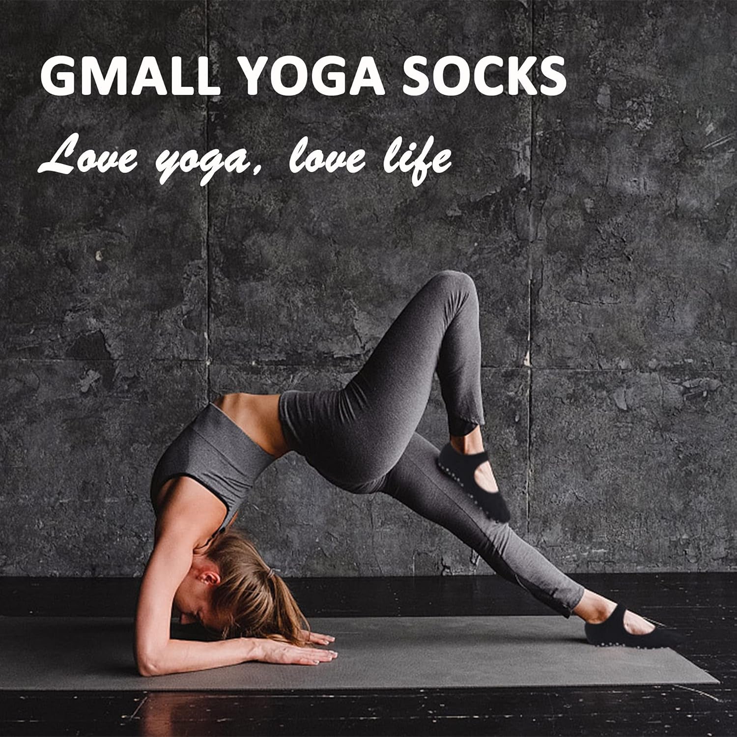Yoga Socks for Women, Yoga Socks for Pilates, Pure Barre, Ballet, Dance, Workout